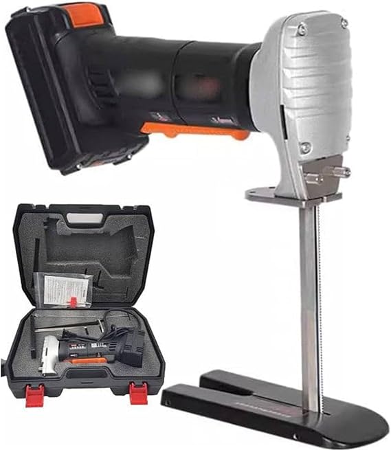 Foam Rubber Sponge Reciprocating Cutting Saw, Electric Saw Sponge Cutter, 300W Electric Foam Cutting Machine with 300mm Saw Blade,DC-12"