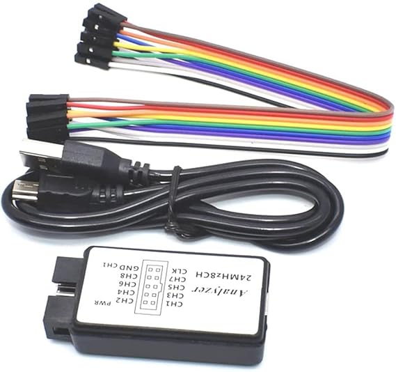 8-Channel USB Logic Analyzer 24Msps