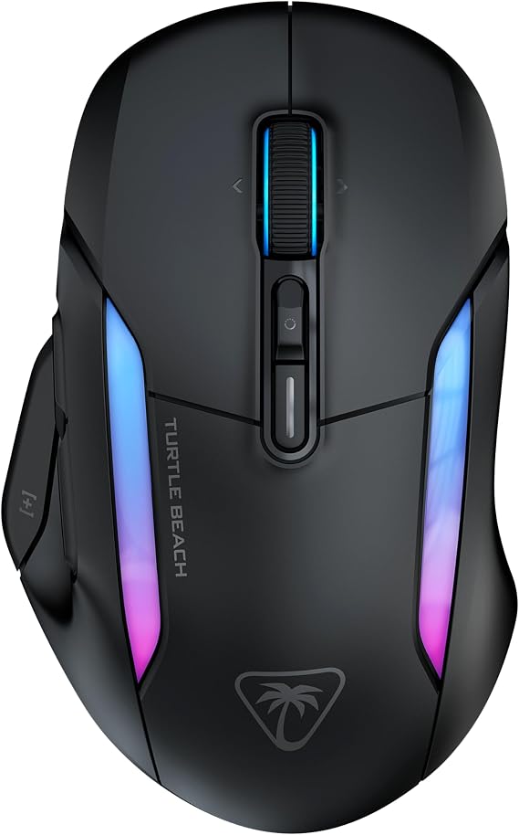 TURTLE BEACH Gaming Mouse Kone II Air Black Multi-Button Wireless 2.4G/Bluetooth 26K DPI 650IPS For MMO/RTS Macro Features Covering Ergonomic Manufacturer 6 Months