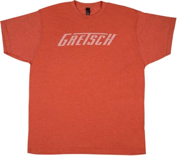 Gretsch Logo T-Shirt - Orange, 099-4876