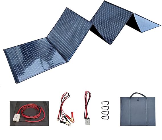 600W Solar Panel, Portable Solar Generator, Foldable Solar Module, Photovoltaic Module Solar System for Off Grid System, for Garden Balcony Caravan to Outside,600W