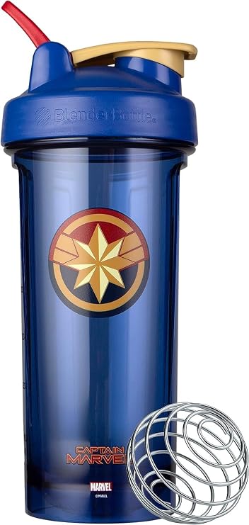 BlenderBottle Marvel ProSeries Tritan Shaker Bottle 28oz Captain Marvel