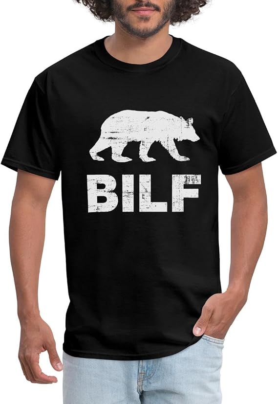 Spreadshirt BILF Funny Acronym Men's T-Shirt