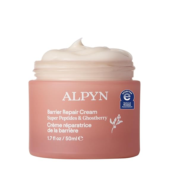 ALPYN Firming Peptide Barrier Repair Cream For Eczema & Wrinkles l 1.7 oz | Deeply hydrates, calms & soothes redness & softens fine lines and wrinkles
