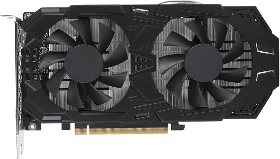 Sxhlseller Gaming 1660 Super 5GB Graphics Card, GDDR5 192Bit Fan Computer Gaming Graphics Card, Desktop Computer Graphics Card for Work Entertainment