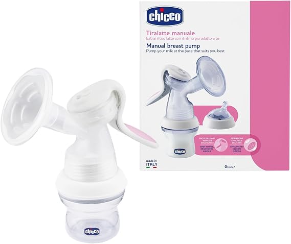 chicco Manuel Göğüs Pompası, Şeffaf/Beyaz