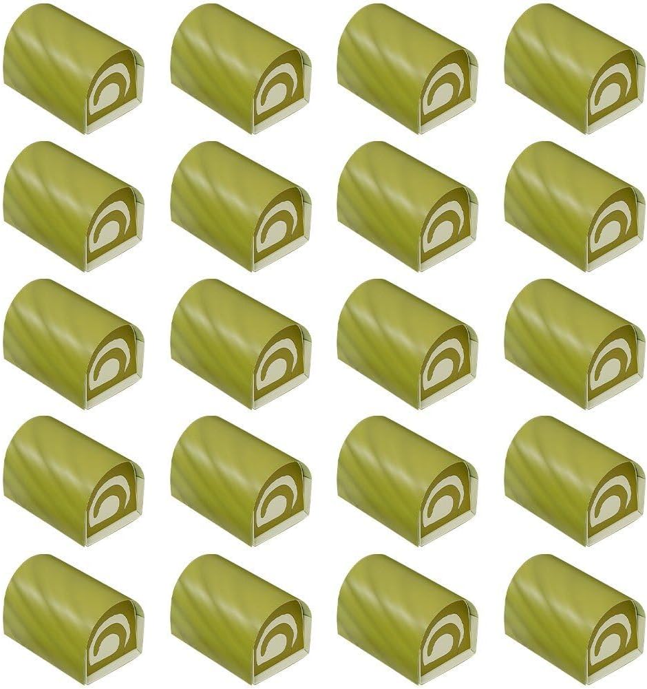 Swiss Roll Cake Boxes with Pedestal Long Cake Roll Containers Towel Rolls Bakery Package Dessert Cake Gift Box Set of 20