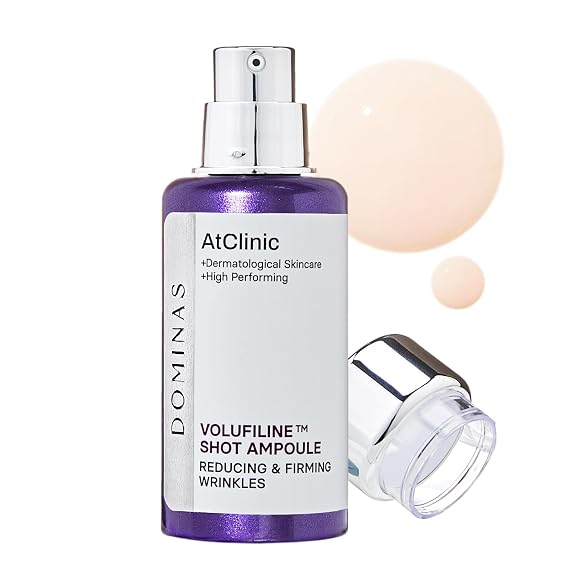 DOMINAS Volufiline PDRN Serum 30ml - 2 Week Volume & Elasticity Booster | Volume & Elasticity Booster, 5% Volufiline, PDRN, Paeonol, Loss of Volume, Fine Lines, Glass Skin Glow, Korean Skincare Serum