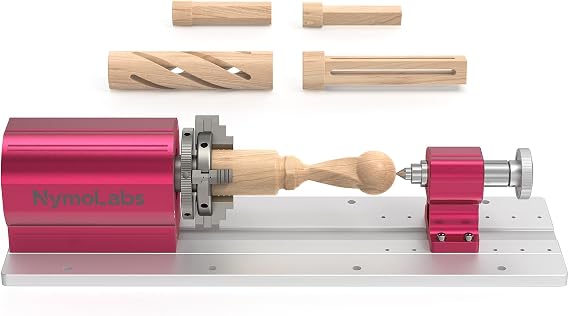 4th Axis Rotary Module Kit with Industrial Harmonic Reducer for CNC NBX-5040, NBS-6040, 50:1 Speed Reducer, Clamped Range: Length 20-260mm, Diameter 2-67mm