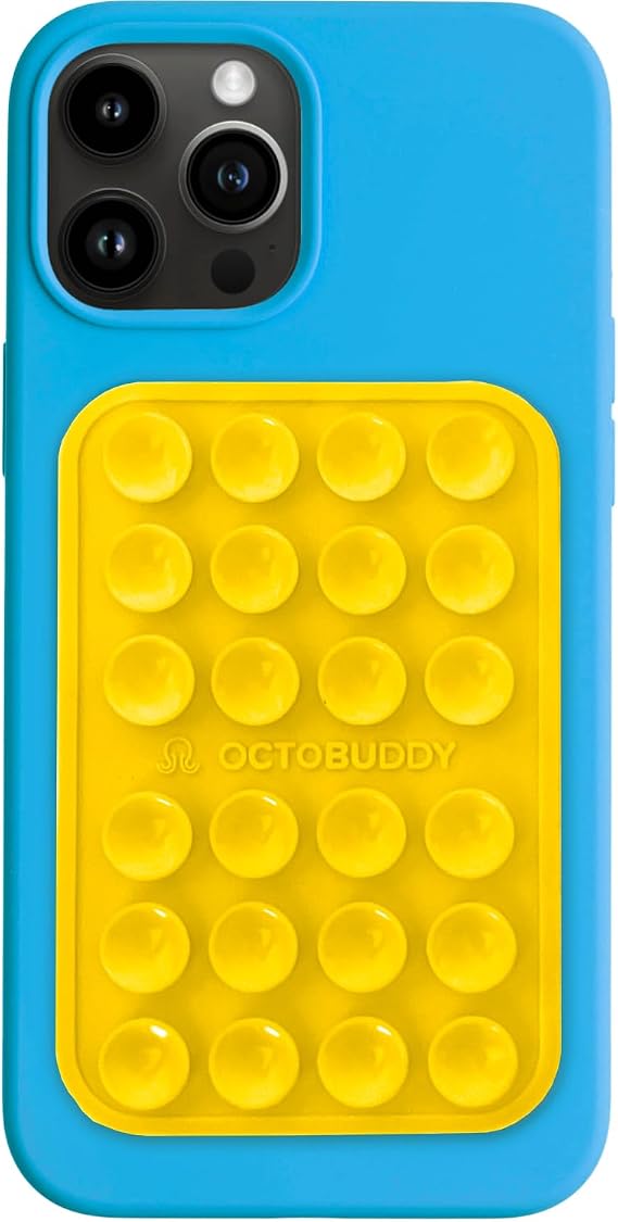 OCTOBUDDY Classic MAX - Silicone Suction Phone Case Adhesive Mount