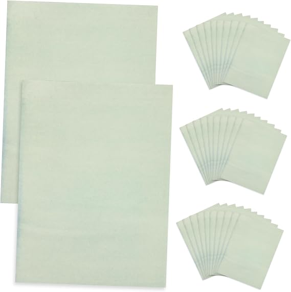 HOMSFOU 32sheets Sun Print Paper Kit Cyanotype DIY Supply Solar Activated Printing Papers for Boys and Girls Art