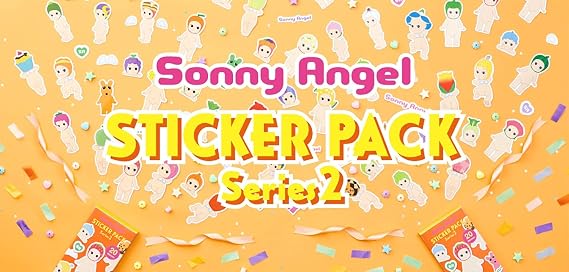 SONNY ANGEL Sticker Pack Series 2 - Box of 20 Stickers