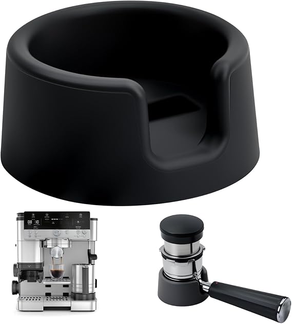 Coffee Tamper Base Compatible with Ninja Luxe Cafe ES601 ES701 Tamping Mat | Anti-slip silicone support for steady tamping, countertop protection and easy cleaning