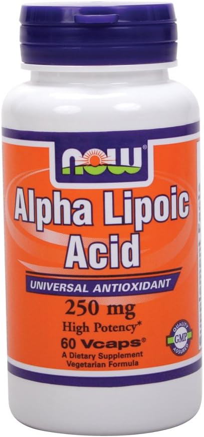 Now Foods Alpha Lipoic Acid 250 mg - 60 Vcaps 8 Pack