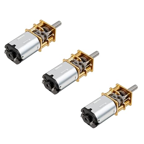 3Pcs Mini Micro N20 Gear Motor 3V-6V DC Motor 104RPM for DIY RC Toys Small Motor Electronic Accessories
