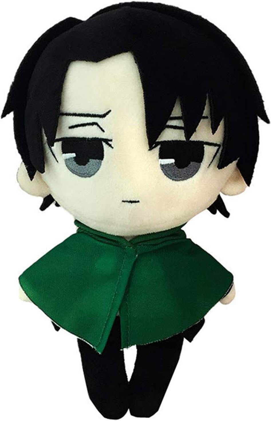 Wasoie Levi Ackerman Plush Figure Toy Doll Stuffed Anime Cartoon Cute Pillow Decoration Gift Blue, 20cm  7.87inch