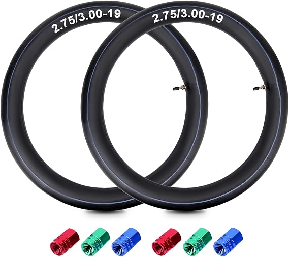2 Pack 2.75/3.00-19 70/100-19 Dirt Bike Inner Tube
