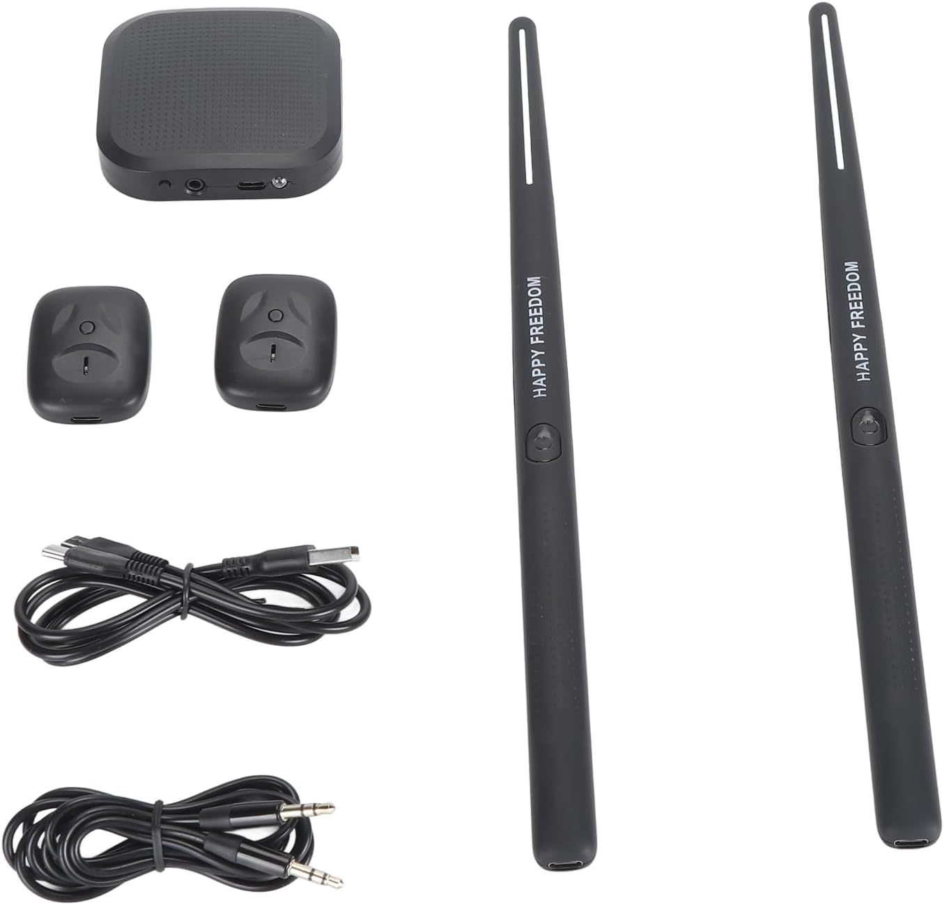 Pocket Drum 2 Plus Drum Set, Motion Sensing, Portable Reality Technology, Air Drum Sticks with Drumsticks, Pedals, USB MIDI Function, 8 Sounds, Electronic Drum Set