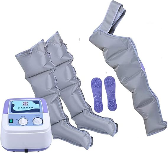 Pressotherapy Massager Machine for Arm Leg Calf and Foot, Electric Air Compression Massager for Blood Circulation and Swelling Relief