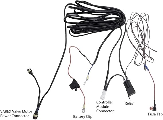 XFORCE VK16 Single/Dual Wiring Harness for Hard Wiring Applications on VAREX Mufflers