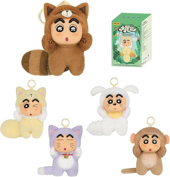 52TOYS Crayon Shin-chan Big Tails Series Blind Box Vinyl Doll Collectible Toy- 5.91inch Action Figure with Soft Touch, Movable Joints, Perfect for Home Decor & Gifts
