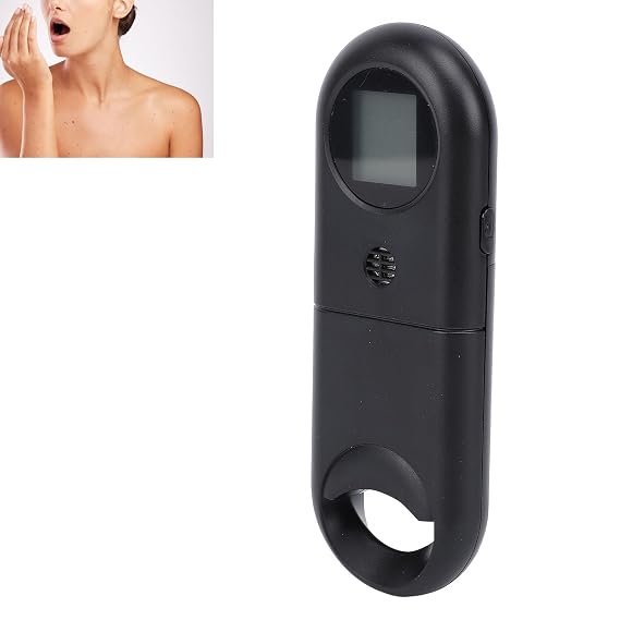 Modern Bad Breath Tester,Digital LCD Screen Cartoon Backlight Instant Halitosis Detection,Accurate Analysis Oral Breath Detector for Personal Use