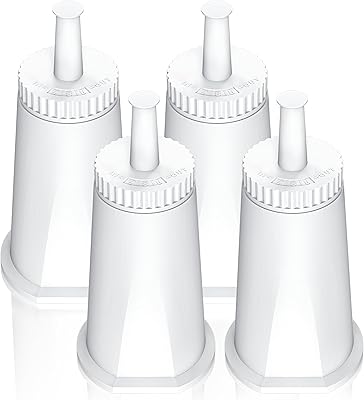Replacement Water Filter for Breville Barista Touch Espresso Machine BES880, Barista Pro BES878, Oracle Touch BES990, Oracle BES980, Dual Boiler BES920 Bambino ClaroSwiss Sage by PETOX, 4 Pack
