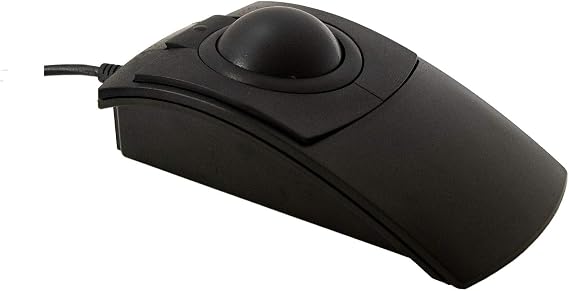 X-keys O-Trac Black Trackball USB/PS2 with Opto-Mechanical Tracking for cursor Control, Made in USA