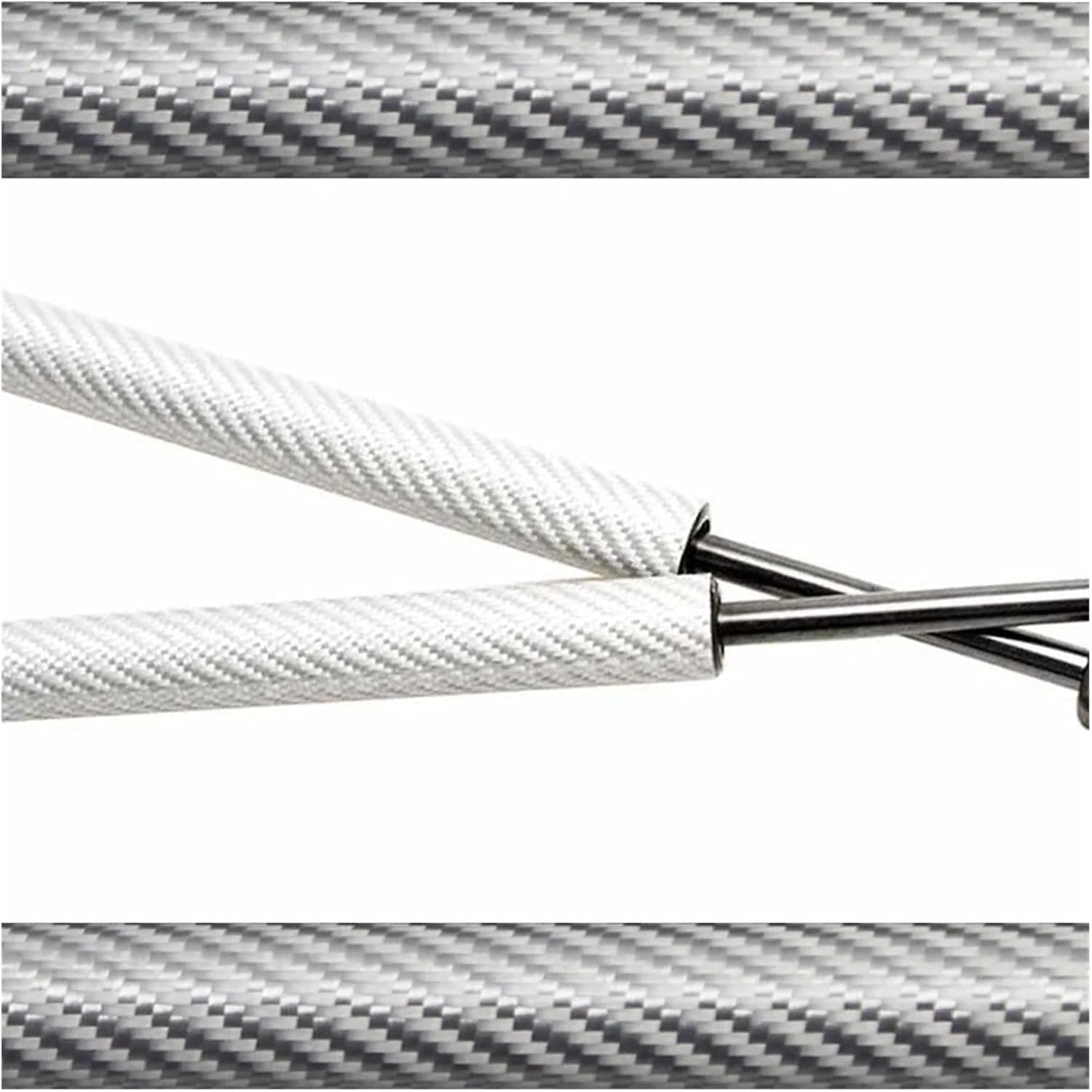 Rear Window Glass Struts For Chevrolet For Corvette For C4 1984-1996 Hatchback Dampers Lift Supports Prop Rod Gas Springs Shock Absorber Rear Trunk Tailgate Gas Strut(Silver Carbon Fiber)