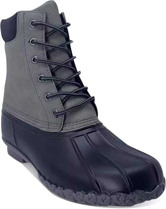 Weatherproof Vintage Men's Adam Duck Boots Shoes Gray Size 9M