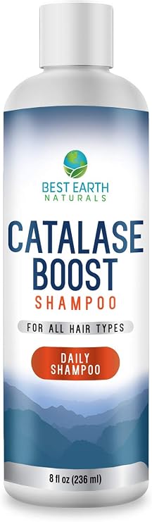 Best Earth Naturals Catalase Formula Shampoo to Support Hair Vitality and Hair Health for Women and Men - 8 fl. oz
