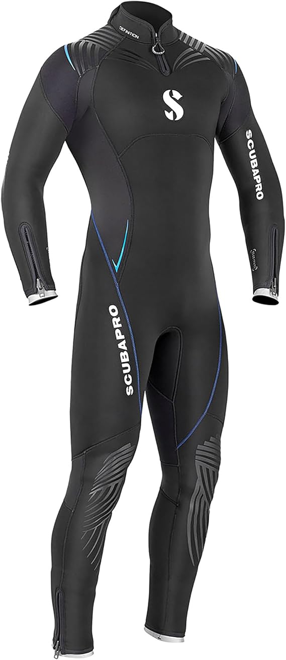 SCUBAPRO Definition Steamer, Men, 5MM, Black/Blue, LT