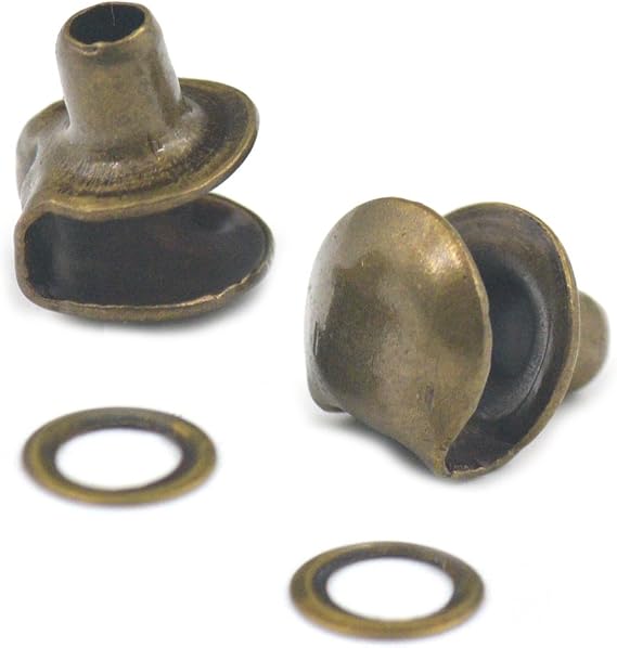 15 pcs 8mm Boots Hook Eyelets Buckles DIY Riding Hiking Shoes Hooks Shoelace Camp Climbing Fitting with washers Bronze