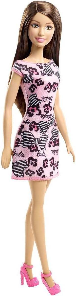 Barbie Pink-Tastic Doll, Bow Art On Light Pink Dress