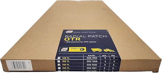 Rema Tip Top RAD152 Radial Tire Patches - 23" x 9-1/2" Self-Vulcanizing Flat Tire Universal Repair Patches 3 Count