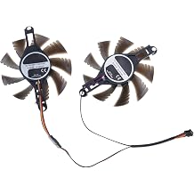 グラフィックスカード 80 ミリメートル 4 ピンクーラーファン交換アクセサリー冷却ファン Rx580 2048 コンピュータクーラー