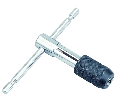 Groz 09304 T-Handle Tap Wrench, 14 To 12