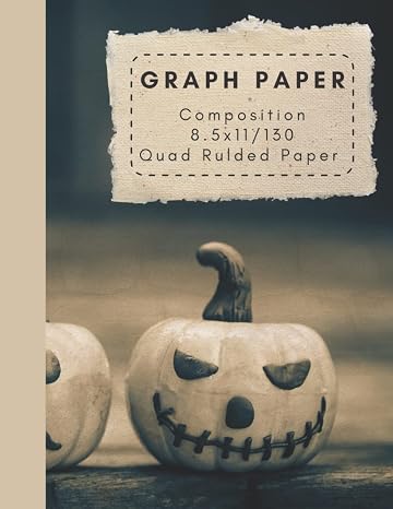 Graph Paper Notebook: Grid Paper Notebook, Grid Paper for Math and Science Students, Teachers , Professionals (HALLOWEEN): Quad Ruled 5x5 ( 130 Pages, 8.5 x 11
