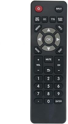 AIDITIYMI New Remote Control fit for ONN TV ONC17TV001 ONC18TV001 Remote Controller