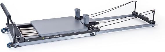 Balanced Body Pilates IQ Reformer with Wheelbarrow Wheels, Portable, Home Studio Equipment, Home-Gym Exercise Machine