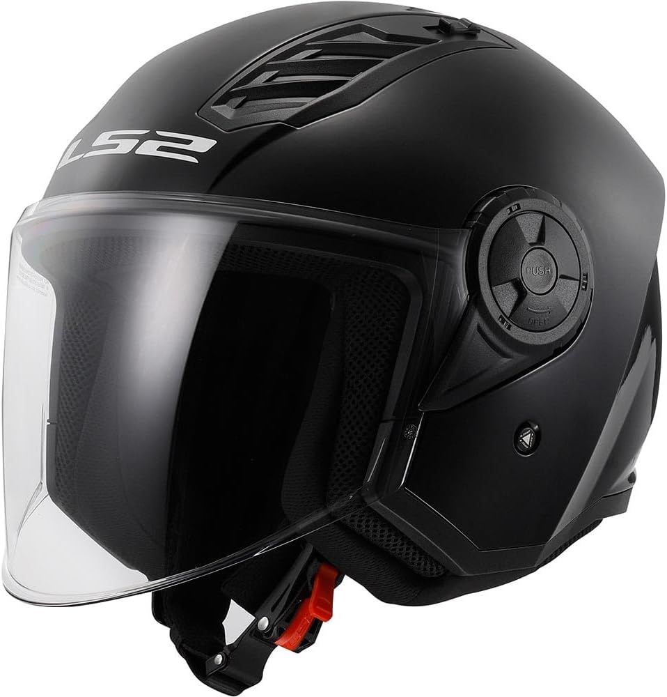 Helm LS2 OF562 Airflow Solid Jethelm