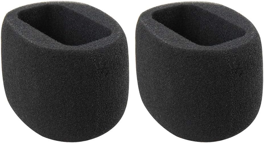 Hermitshell 2 Pcs Foam Windscreen Fits TASCAM DR-05  Tascam DR-05X Portable Digital Recorder