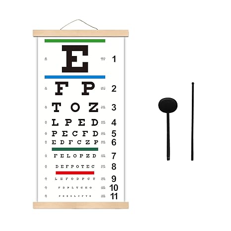 Snellen Eye Chart, Eye Charts for Eye Exams 20 Feet, Snelling Chart
