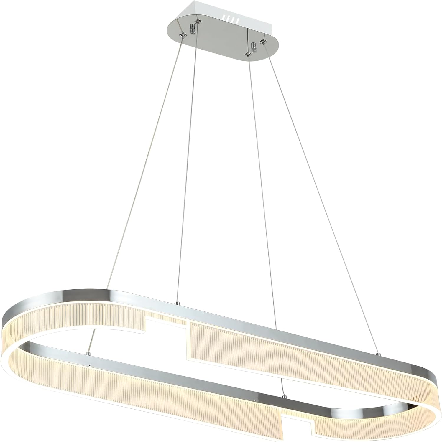 Lucea Dorada Led Chrome Table Top Chandelier 60w 3000k