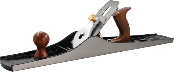 Faithfull No.7 Jointer Plane – Precision Machined Cast Iron Wood Planer Hand Tool for Hard & Soft Wood, Long Edge Truing, Board Levelling & Stock Removal