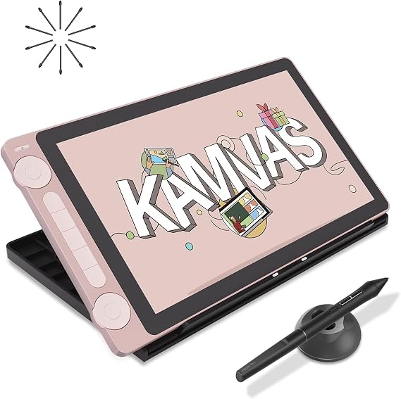 HUION Kamvas 13 (Gen 3) Drawing Tablet with Screen, 10 Pack Replacement Nibs PN06
