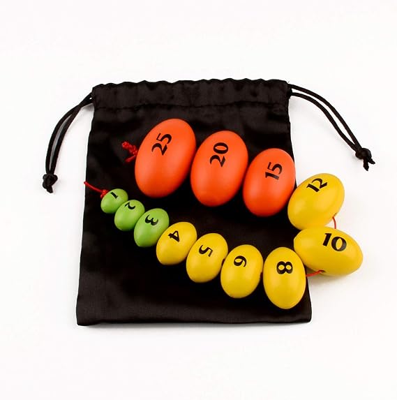 Medarchitect Wooden Prader Orchidometer, 12-Bead Testis Scale with Pouch