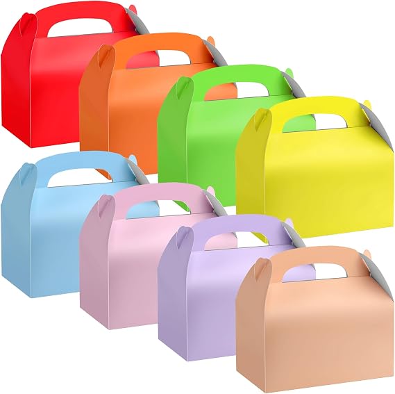 32PCS Cardboard Party Boxes Food Boxes for Cake Lunch Kids Party