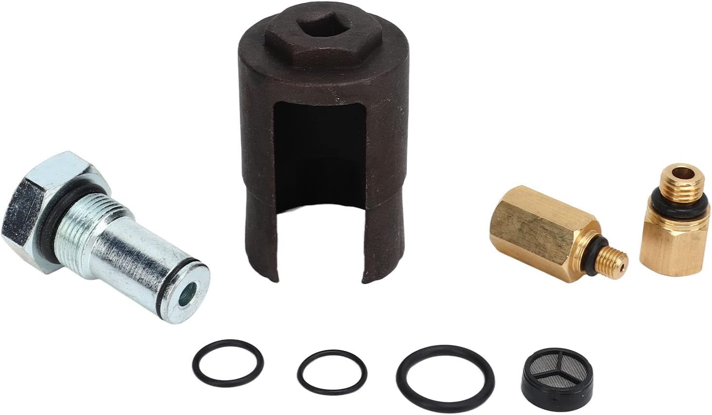 3C3Z9H529A Replacement for F450 F550 .0L (2003-2007),-Series (-2010),Excursion Ing Tool,High Pressure Oil System,IPR Valve Kit,Oil Rail Adapters,IPR Valve Removal