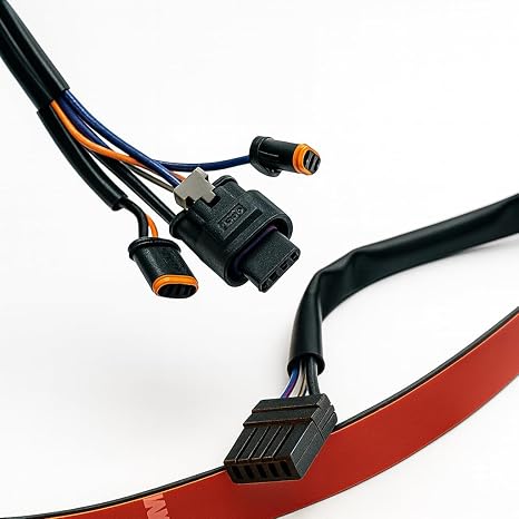 Eagle Lights Rear Lighting Harness with Turn Signal Plugs for 2018-2024 HD Low Rider